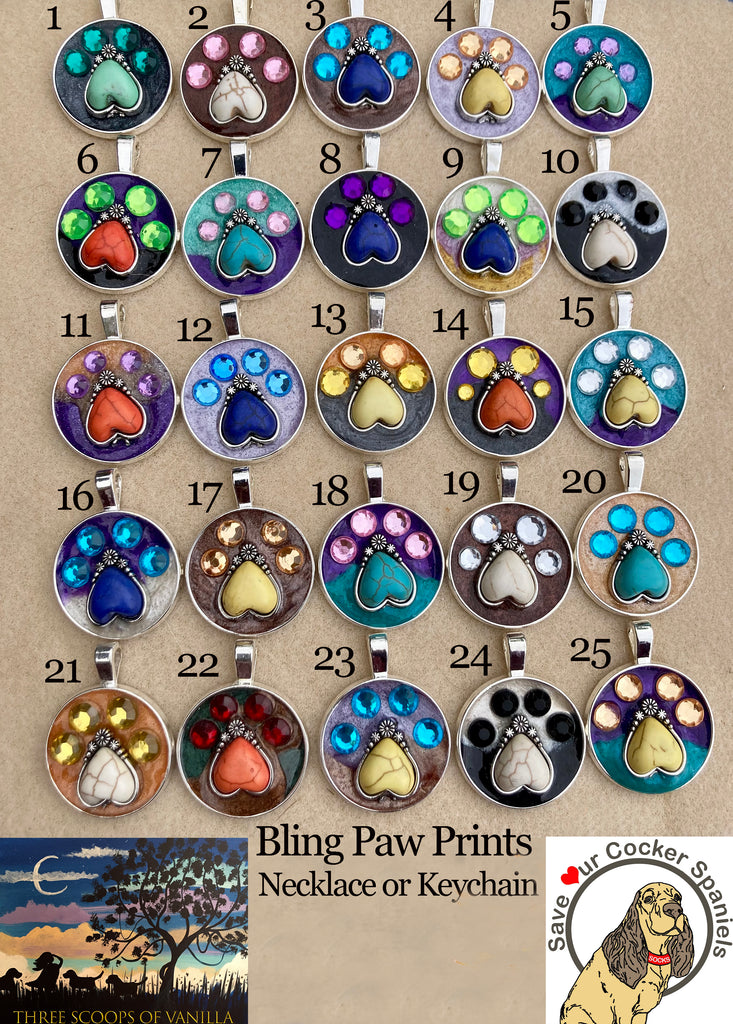 Bling Paw Prints