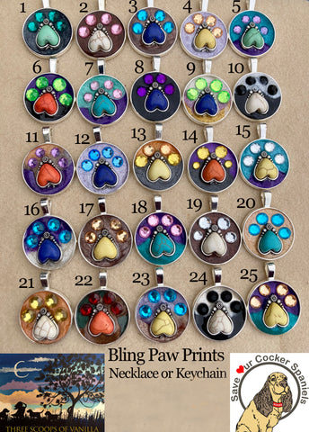 Bling Paw Prints