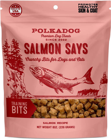 PolkaDog Salmon Says Dog and Kitty Treats